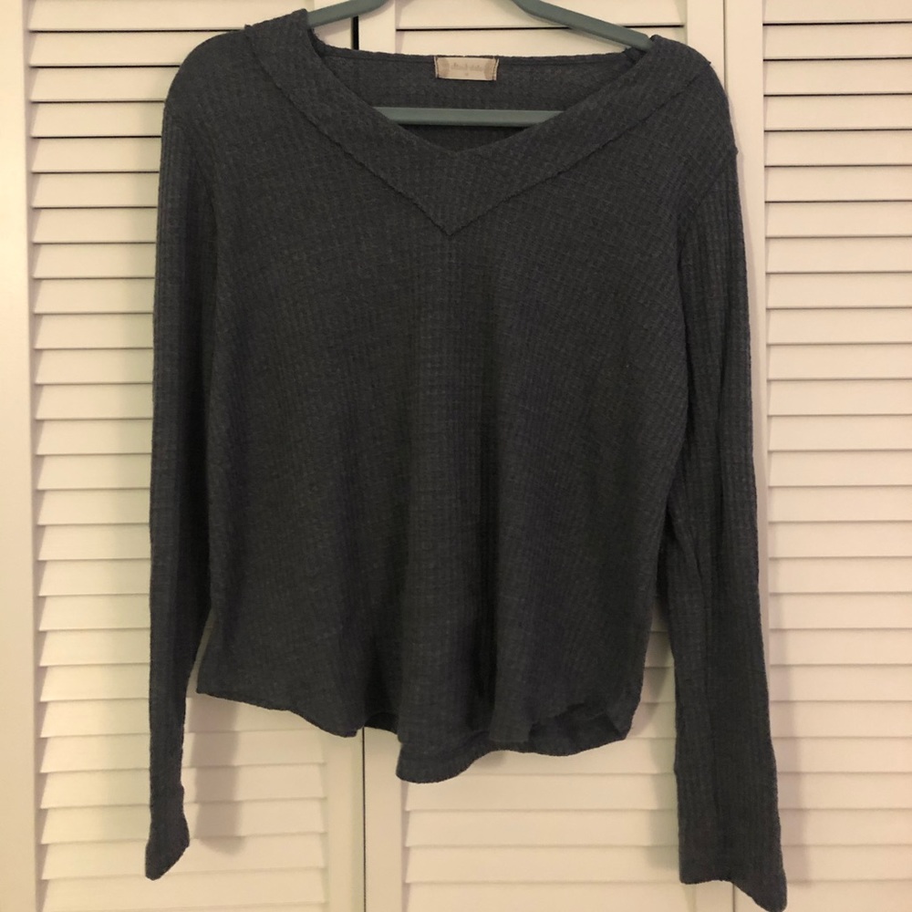 Blue Thermal Sweater - Picture 3 of 3